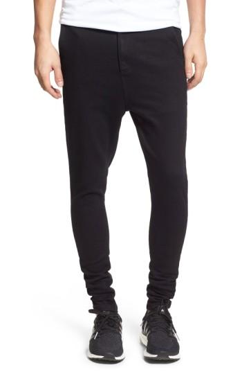 Men's Zanerobe Sharpshot Slouchy Skinny Fit Denim Pants - Black