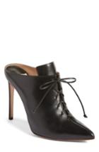 Women's Francesco Russo Lace Up Mule .5 Eu - Black