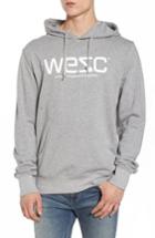 Men's Wesc Graphic Hoodie, Size - Grey