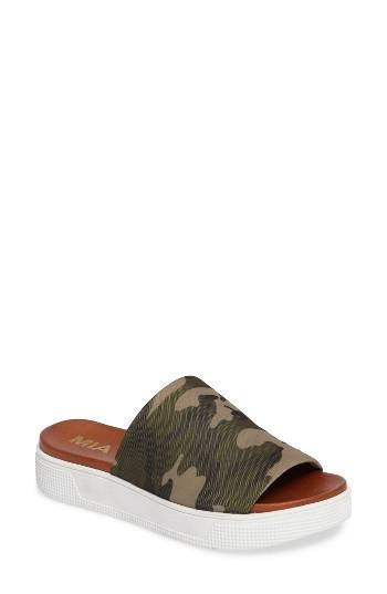 Women's Mia Pax Slide Sandal M - Green