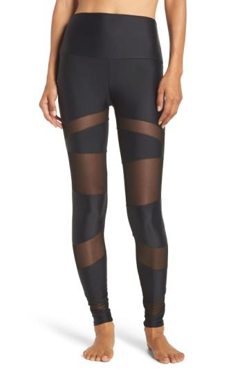Women's Onzie Mesh Inset Leggings, Size Xs - Black