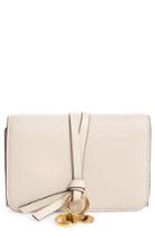 Women's Chloe Alphabet Leather Wallet - White