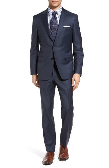 Men's Samuelsohn Classic Fit Sharkskin Wool Suit