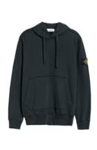 Men's Stone Island Cotton Knit Hoodie - Red
