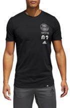 Men's Adidas 3-stripes Fit T-shirt, Size Small - Black