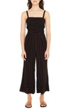 Women's Faithfull The Brand Guanabo Tie Back Stripe Jumpsuit - Black