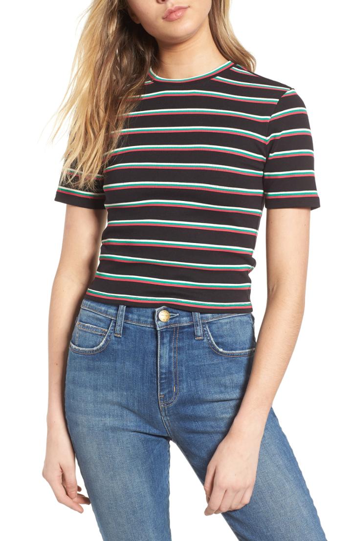 Women's Bp. Stripe Crop Tee