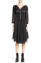 Women's Belstaff Herriot Ruched Silk Georgette Dress