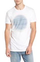 Men's Vestige Lined Circle Graphic T-shirt - White