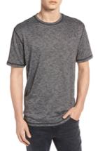 Men's Treasure & Bond Marled Crewneck T-shirt - Black