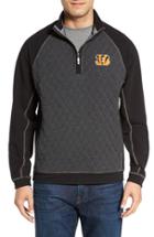 Men's Tommy Bahama 'nfl Gridiron' Quarter Zip Pullover, Size - Grey