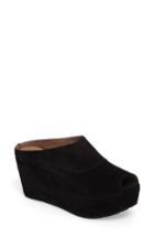 Women's Chocolat Blu Wind Platform Wedge Mule M - Black
