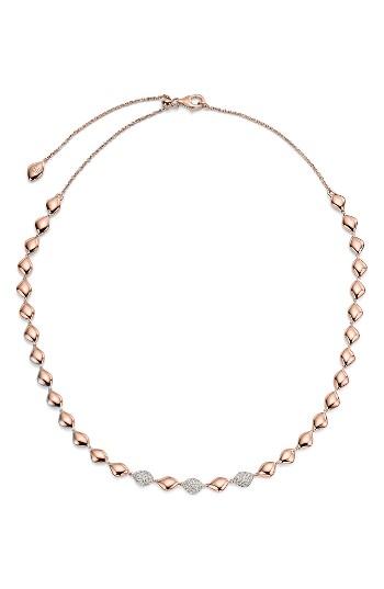 Women's Monica Vinader Nura Diamond Collar Necklace