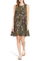 Women's Halogen A-line Shift Dress - Green