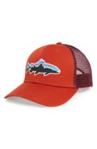 Men's Patagonia 'fitz Roy - Trout' Trucker Hat - Red