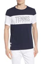Men's Lacoste Tennis Anyone Tech Jersey T-shirt (l) - Blue