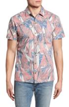 Men's Kahala Broad Reach Trim Fit Camp Shirt - Red