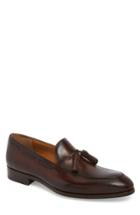Men's Magnanni Remy Tasseled Loafer M - Brown