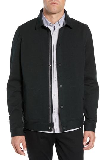 Men's Ted Baker London Danett Twill Jacket, Size 4(l) - Black