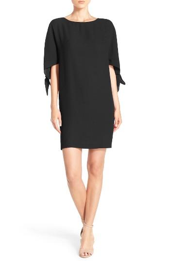 Women's Vince Camuto Cold Shoulder Shift Dress - Black