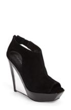 Women's Jeffrey Campbell Dunya Cutout Platform Wedge Sandal M - Black