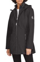 Women's Lauren Ralph Lauren Hooded Shell Jacket - Black