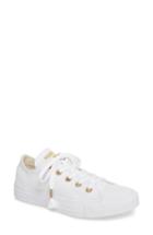 Women's Converse Chuck Taylor All Star Washed Linen Low Top Sneaker M - White