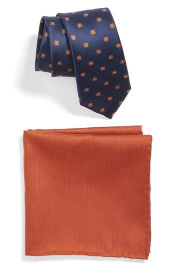 Men's The Tie Bar Primrose Flowers Style Box, Size - Blue