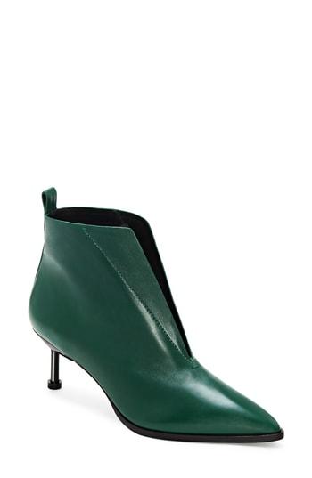 Women's Mercedes Castillo Kasuri Pointy Toe Bootie M - Green