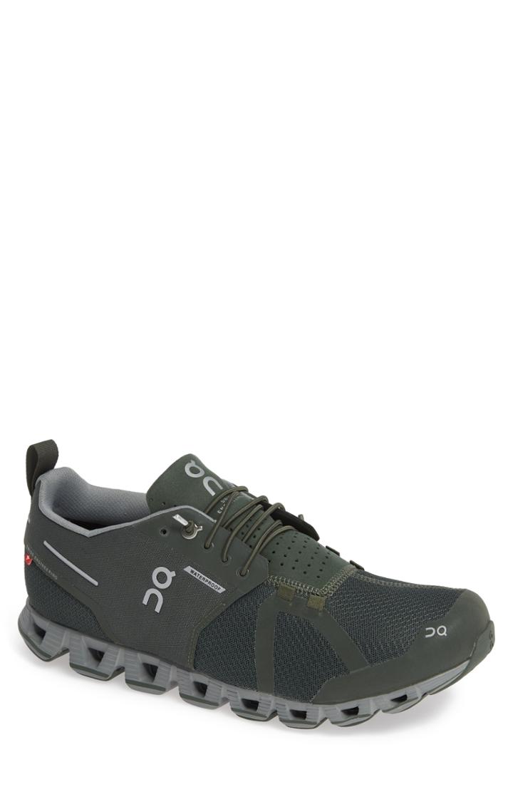 Men's On Running Cloud Waterproof Running Shoe M - Green