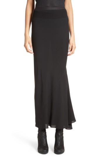 Women's Rick Owens Cady Midi Skirt Us / 42 It - Black