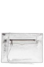 Rebecca Minkoff Regan Leather Clutch - Metallic