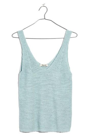 Women's Madewell Monterey Sweater Tank - Blue