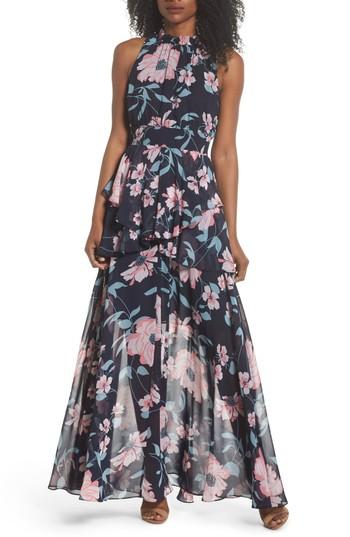 Women's Eliza J Floral Maxi Dress - Blue