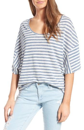 Women's Ag Glen Linen Tee - Blue