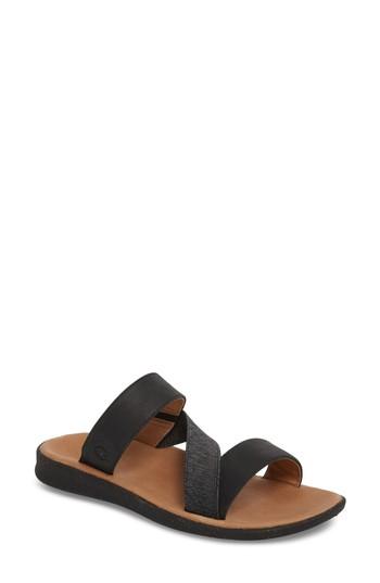 Women's Superfeet Reyes Slide Sandal M - Black