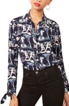 Women's Reformation Corinne Top - Blue