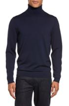 Men's Nordstrom Men's Shop Merino Wool Turtleneck Sweater - Blue