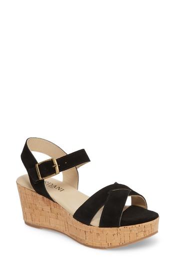 Women's Cordani Candy Wedge Sandal .5us / 35eu - Black