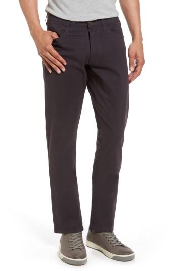 Men's Vintage 1946 'sunny' Slim Fit Stretch Twill Pants - Black