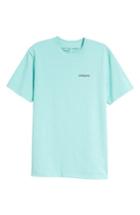 Men's Patagonia Line Regular Fit Logo T-shirt, Size - Blue
