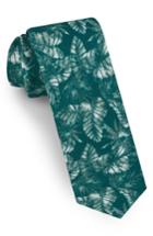 Men's Ted Baker London Palm Leaf Silk Tie, Size - Blue/green