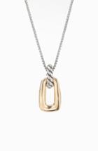 Women's David Yurman Wellesley Link Pendant Necklace With 18k Gold