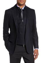 Men's Boss Hadwart Trim Fit Stretch Wool Blend Blazer S - Blue