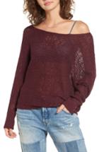 Women's Billabong Dance With Me Knit Pullover - Red
