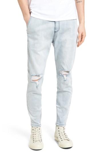 Men's Zanerobe Sharpshot Slouchy Skinny Fit Denim Pants - Blue