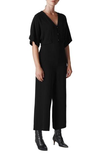 Women's Whistles Fernanda Crepe Jumpsuit Us / 4 Uk - Black