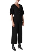 Women's Whistles Fernanda Crepe Jumpsuit Us / 4 Uk - Black