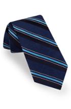 Men's Ted Baker London Sidewheeler Stripe Silk Tie, Size - Blue