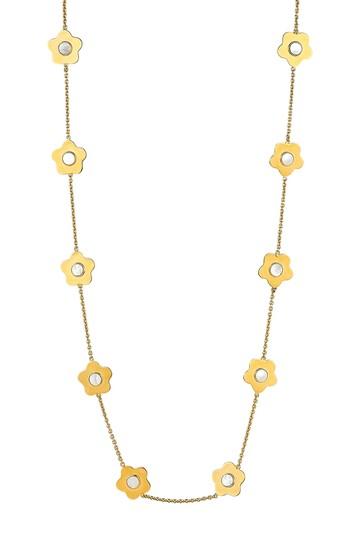 Women's Asha Lulu Mother-of-pearl Station Necklace